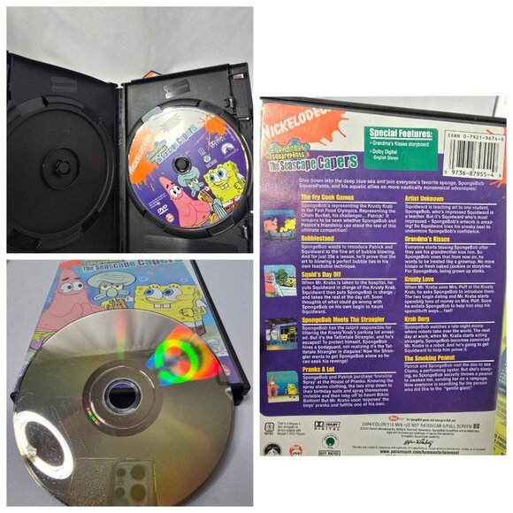 SpongeBob SquarePants (5 DVD Lot) 4 Blockbuster DVDs One Regular DVD Movie - Picture 6 of 16